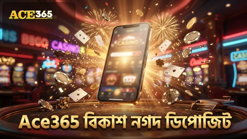 বিকাশ ও নগদ দিয়ে Ace365 ডিপোজিট দ্রুত এবং নিরাপদ।