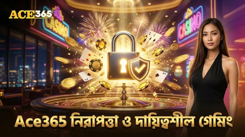 Ace365 প্ল্যাটফর্মে SSL নিরাপত্তা ও দায়িত্বশীল গেমিং নীতিমালা