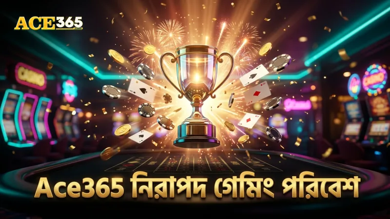এএমএল নীতি অনুসরণ করে Ace365 নিরাপদ ও বিশ্বাসযোগ্য গেমিং পরিবেশ নিশ্চিত করে।