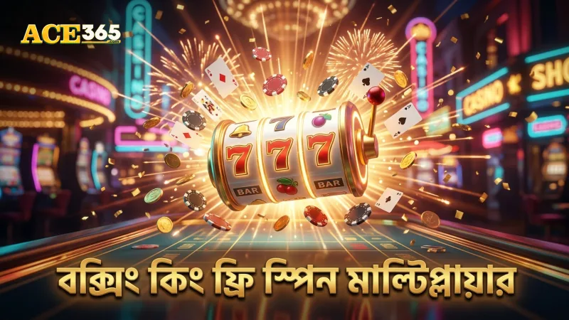বক্সিং কিং স্লটে ফ্রি স্পিনে ৫ গুণ মাল্টিপ্লায়ার বৃদ্ধি লক্ষ্য করুন