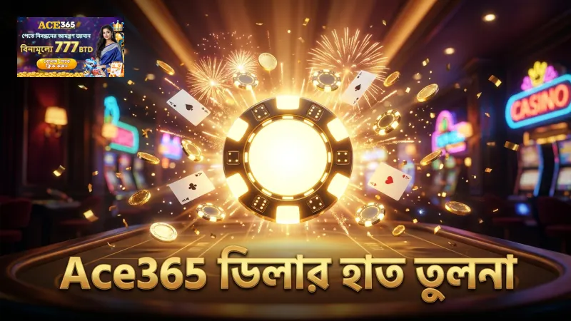 Ace365-র ক্যাসিনো হোল্ডেমে ডিলারের হাতের শক্তির তুলনা
