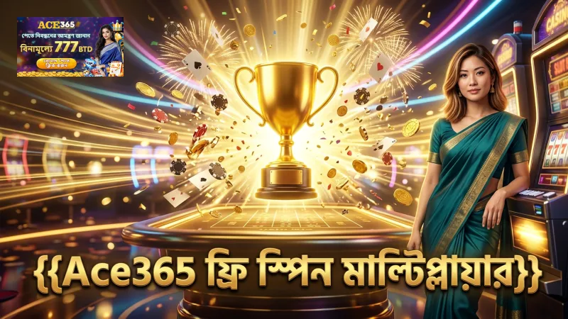 ফ্রি স্পিন মাল্টিপ্লায়ার দিয়ে Ace365-এ বড় জয়ের সম্ভাবনা বাড়ান