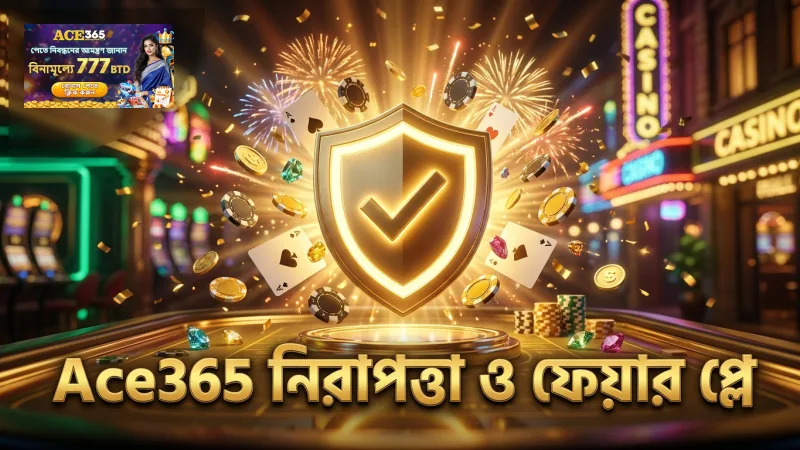নিরাপদ ও ফেয়ার প্লে নিশ্চিত করতে Ace365 এর নিরাপত্তা ব্যবস্থা