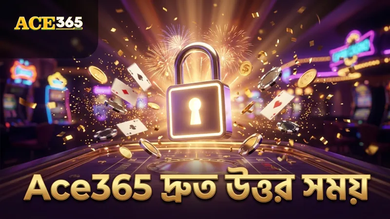 যোগাযোগের প্রতিক্রিয়া সময় Ace365-এ দ্রুত এবং নির্ভুল