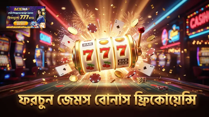 ফরচুন জেমসের বোনাস রাউন্ডের আসল ফ্রিকোয়েন্সি পরীক্ষা করা হয়েছে।