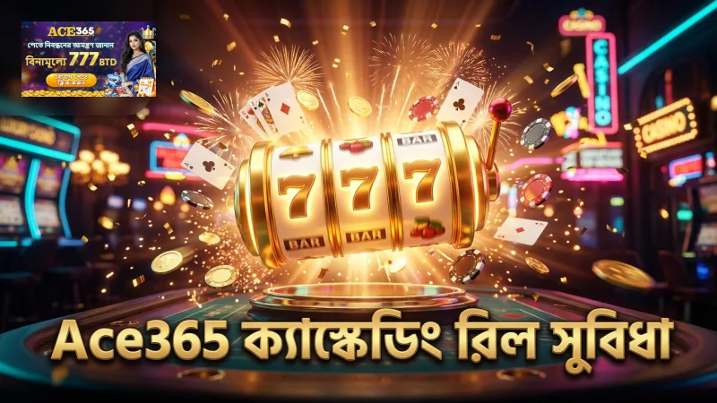 ক্যাস্কেডিং রিল এবং মেগাওয়েজ ফিচার Ace365 প্ল্যাটফর্মে কার্যকর