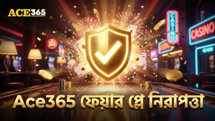 ফেয়ার প্লে ও নিরাপত্তায় Ace365 বিশ্বস্ততার প্রতীক