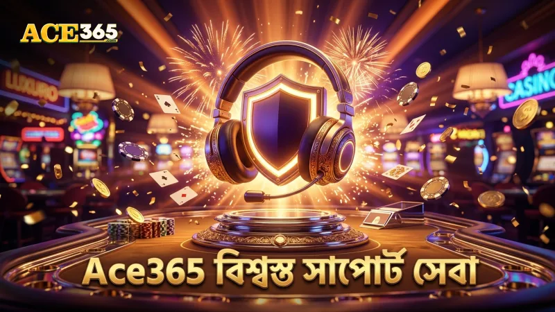 বিশ্বস্ত কাস্টমার সাপোর্ট প্লেয়ার সুরক্ষা নিশ্চিত করে Ace365-এ