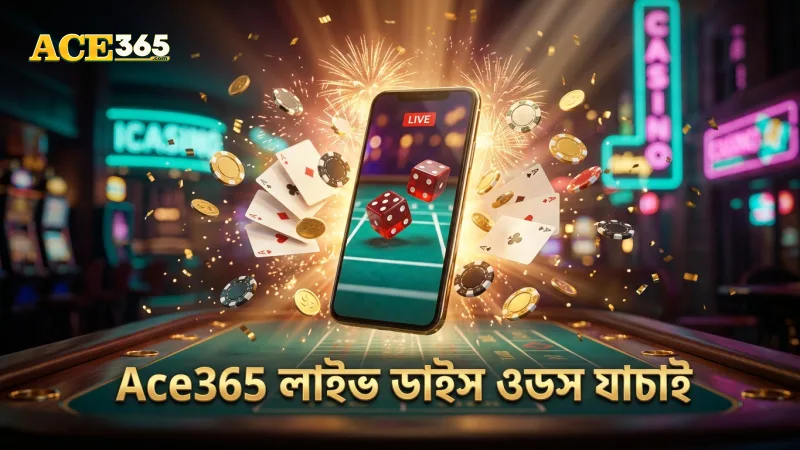 Ace365-তে লাইভ ডাইস রোলের মাধ্যমে ওডস যাচাই করুন
