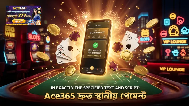 স্থানীয় পেমেন্ট পদ্ধতিতে দ্রুত লেনদেনের সুবিধা Ace365-এ