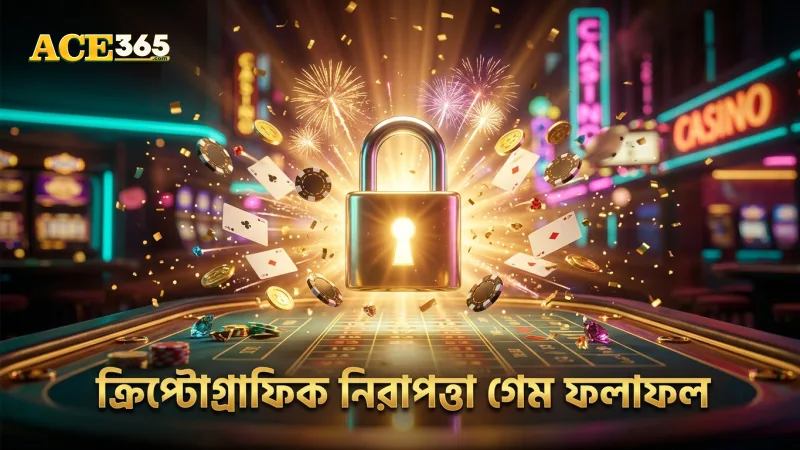 গেমের ফলাফলের নিরাপত্তা ক্রিপ্টোগ্রাফিক প্রমাণ দ্বারা নিশ্চিত।