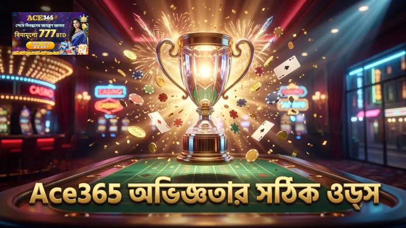 সঠিক ওডস বিশ্লেষণ এবং বাজি ধরায় Ace365 বিশেষজ্ঞদের অভিজ্ঞতা প্রয়োজন।