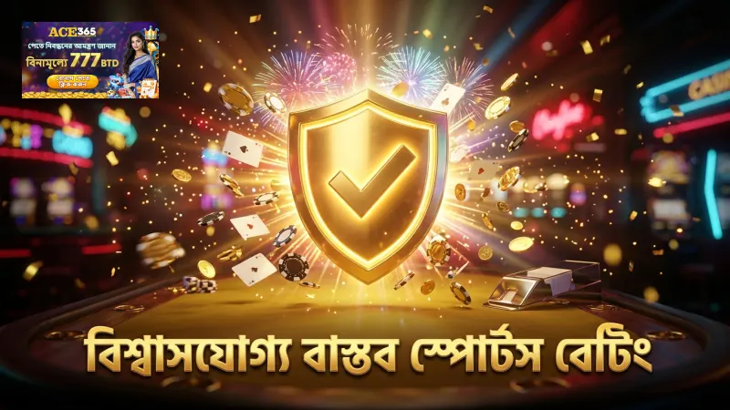 বাস্তব স্পোর্টস বেটিংয়ে বিশ্বাসযোগ্যতা এবং নিরাপত্তা বজায় রাখা জরুরি।
