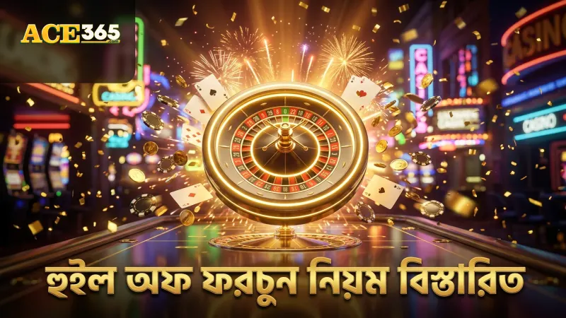 হুইল অফ ফরচুন গেমের মূল নিয়ম ও মেকানিক্স ব্যাখ্যা করা হয়েছে।