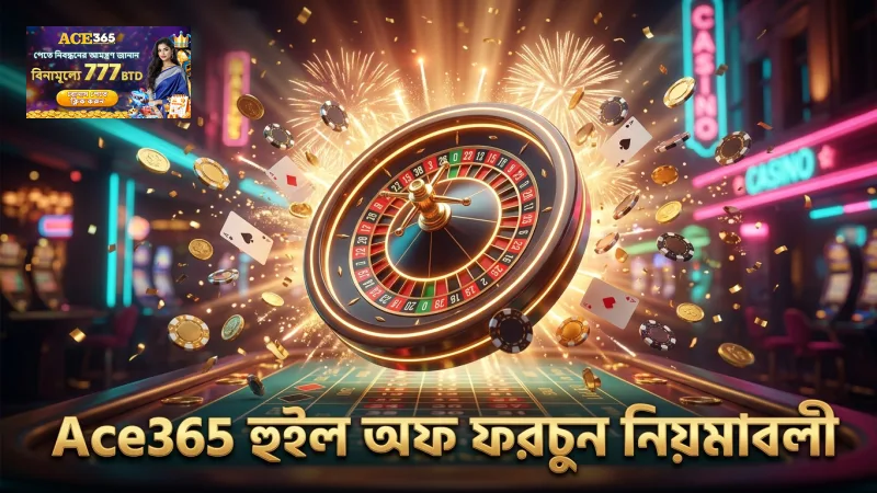 Ace365 তে হুইল অফ ফরচুনের সঠিক নিয়মাবলী ব্যাখ্যা করা হয়েছে