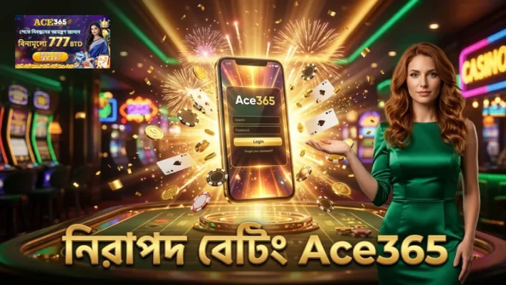 Ace365 প্ল্যাটফর্মে নিরাপদ ও সহজ বেটিং অভিজ্ঞতা পাওয়া যায়।