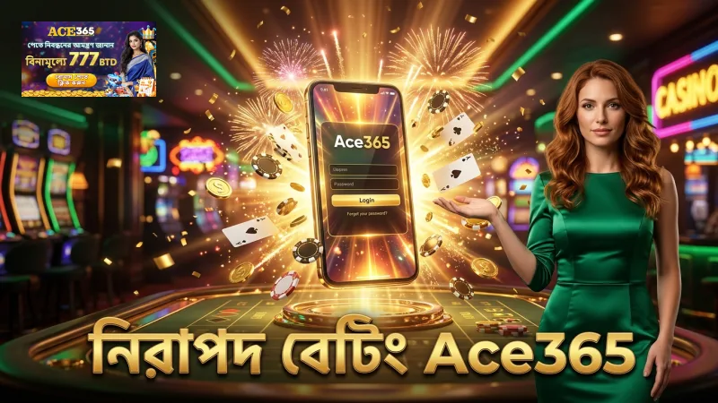 Ace365 প্ল্যাটফর্মে নিরাপদ ও সহজ বেটিং অভিজ্ঞতা পাওয়া যায়।
